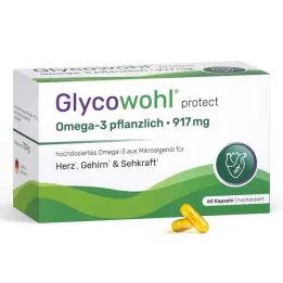 Glycowohl Omega-3 kapsule 917 mg veganske + DHA + EPA + DPA (60 kosov)