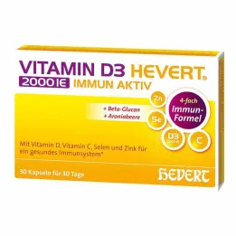 Vitamin D3 Hevert 2000 IE imunsko aktivne kapsule, 30 kos