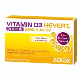 Vitamin D3 Hevert 2000 IE imunsko aktivne kapsule, 60 kos