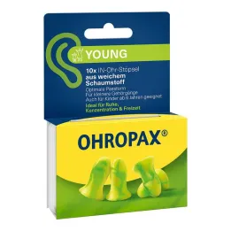 Penasti čepki za ušesa Ohropax Young, 10 kos