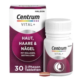 Centrum Vital + Skin Hair & Nails tablete, 30 kos