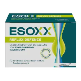 ESOXX Žvečljive tablete Reflux Defense, 20 kosov