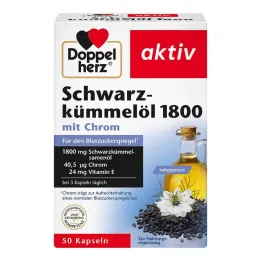 Doppelherz olje črne kumine 1800 kapsul, 50 kosov