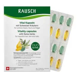 Rausch Vital kapsule s švicarskimi zelišči, 30x2 kos