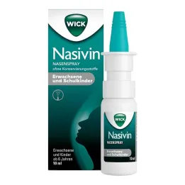 WICK Nasivin pršilo za nos OK odrasli / Schulkin. 0,5 mg / ml, 10 ml
