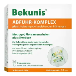 Bekunis odvajalni kompleks plus prašek, 10X9,15 g
