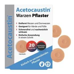 Acetokaustin obliži proti bradavicam, 20 kosov