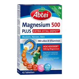 Abbey Magnesium 500 Plus tablete, 42 kos