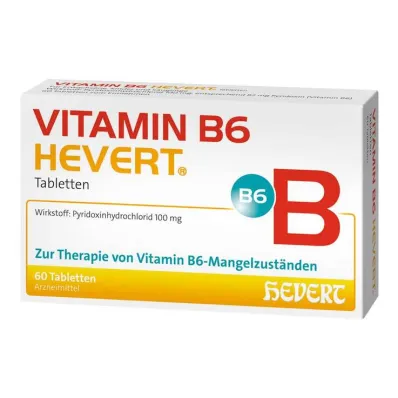 VITAMIN B6 HEVERT tablete, 60 kos