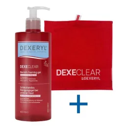Dexeryl Dexeclear penasti čistilni gel za nečisto kožo, 400 ml