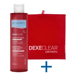 Dexeryl Dexeclear penasti čistilni gel za nečisto kožo, 200 ml