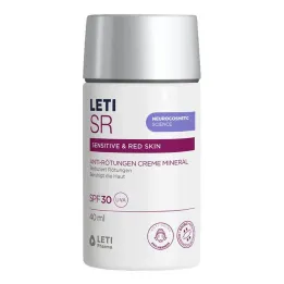 Leti SR Mineral krema proti rdečici SPF 30, 40 ml