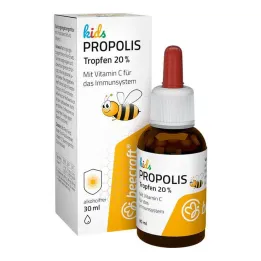 Beecraft Kids Propolis organske kapljice 20% plus vitamin C, 30 ml