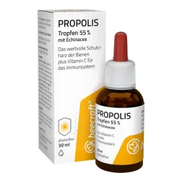 Beecraft kapljice propolisa 55 % plus ehinaceja, 30 ml