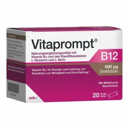 Vitaprompt B12 500 µg direktne palčke, 20 kos
