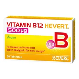 Tablete vitamina B12 Hevert 500 µg, 60 kosov