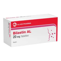Bilastin AL 20 mg tablete, 10 kos