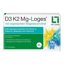 D3 K2 MG-Loges kapsule, 100 kos
