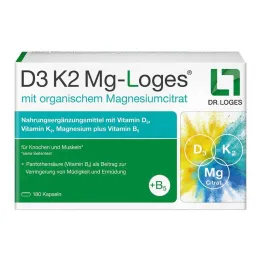 D3 K2 MG-Loges kapsule, 180 kos