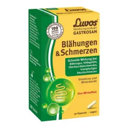 Luvos Gastrosan Napenjanje & Kapsule proti bolečinam, 30 kos
