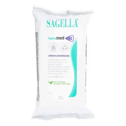 Sagella hydramed čistilni robčki, 15 kos