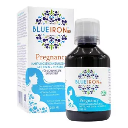 Blueiron železo nosečnost + folna kislina peroralna tekočina, 250 ml