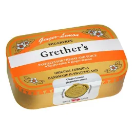 Grethers Ginger Lemon brez sladkorja, 110 g