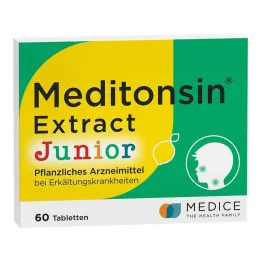Meditonsin Extract Junior zeliščne tablete proti prehladu, 60 kos