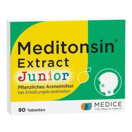 Meditonsin Extract Junior zeliščne tablete proti prehladu, 90 kos