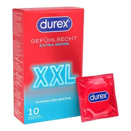 Kondomi Durex Feeling Real XXL , 10 kos
