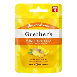 Grethers Ginger Lemon brez sladkorja, 30 g