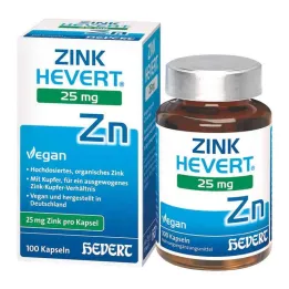 Cink Hevert 25 mg kapsule, 100 kos