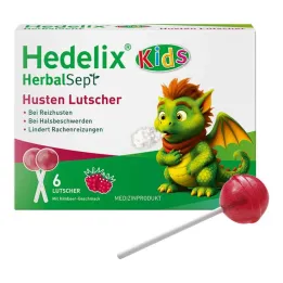 Hedelix Herbalsept Lizike proti kašlju za otroke, 6 kos