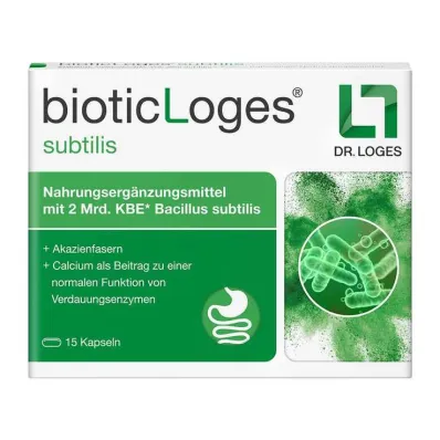 Bioticloges subtilis kapsule, 15 kos Bioticloges subtilis kapsule, 15 kos