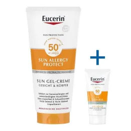 Eucerin gel proti alergijam na sonce LSF 50 + , 200 ml