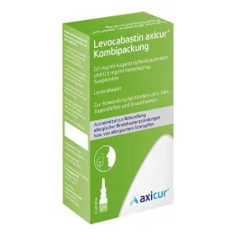 Levocabastin axicur kombinacija 0,5 mg / ml 4 ml AT + 5 ml Nas, 1 p