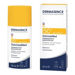 Dermasence Solvinea Med zaščitni fluid za obraz LSF 50 +, 50 ml