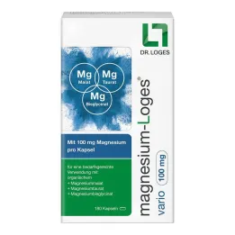 Magnesium-Loges vario 100 mg kapsule, 180 kosov