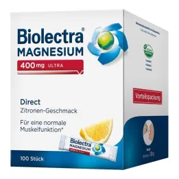 Biolectra magnezij 400 mg ultra direktna limona, 100 kos