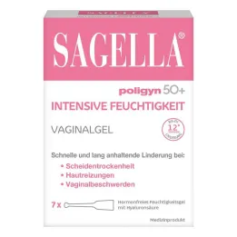 Sagella poligyn 50 + intenzivni vlažilni gel, 7 kos