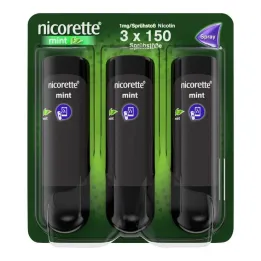 Nicorette Mint Spray 1 mg / pršilo, 3 kosi