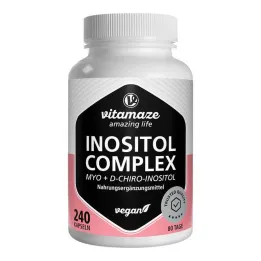 Inozitol kompleks krom + vitamin B6 + folna kislina kapsule, 240 kos