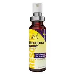 Bach Flower Rescura Night Spray brez alkohola, 20 ml