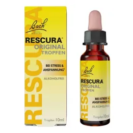 Bachova roža Rescura kapljice brez alkohola, 10 ml