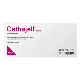 Cathejell Mono sterilni lubrikant Zhs 12,5 g, 25 kos