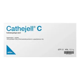 Cathejell C sterilni lubrikant Zhs 12,5 g, 25 kos