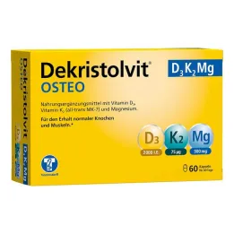 Dekristolvit Osteo D3K2 Mg kapsule, 60 kos